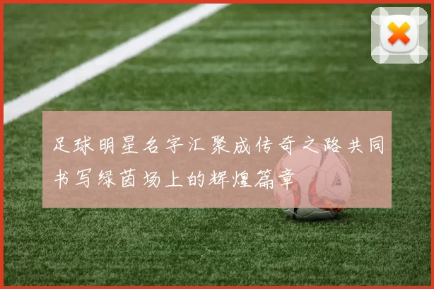 足球明星名字汇聚成传奇之路共同书写绿茵场上的辉煌篇章